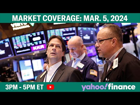 Stock market today: Nasdaq leads stock slide, bitcoin tumbles after new record | March 5, 2024