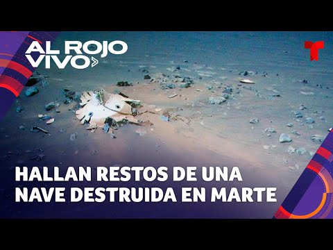 NASA encuentra restos de una nave destruida en Marte y revela las imágenes