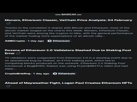 3-Latest Ethereum (ETH ) News Today - Last Week Crypto -crypto news- cryptocurrency news