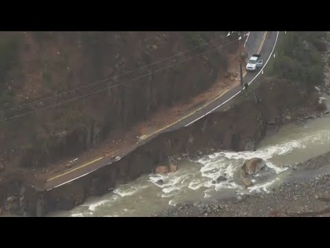 More California storms cause chaos, ruin roads, topple trees