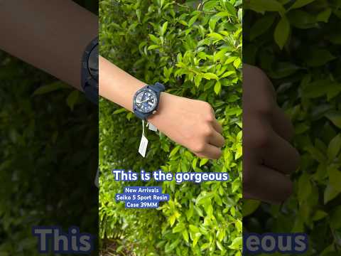 #Seiko5 New Automatic Resin Case Special Edition &quot;First Step To Show Your Stye&quot; #seiko