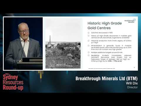 Breakthrough Minerals Ltd - RIU Sydney Resources Round-up 2025
