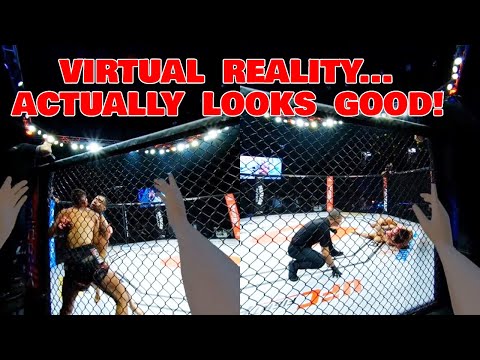 What watching MMA in VR looks like..