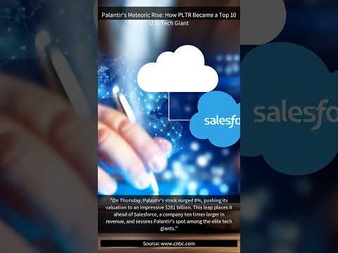 Palantir&#039;s Meteoric Rise | #pltr #palantirs