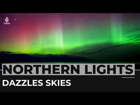 Northern Lights dazzles skies across Europe and North America