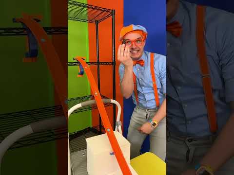 Blippi Makes A SPLASH Playing with Toy Cars 🌊🚗