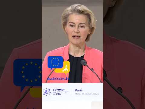 Europe is late to the AI race! US and China have already gotten ahead! #vonderleyen #eudebates #ai