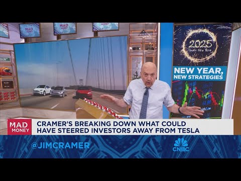 Jim Cramer on if its too late to invest in Tesla