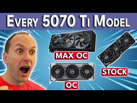 DON&#039;T BUY WRONG! 🛑 Every RTX 5070 Ti Model - Specs &amp; Features