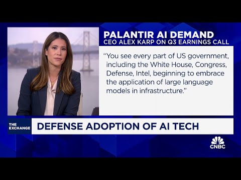 Palantir hits record high as defense adopts AI tech