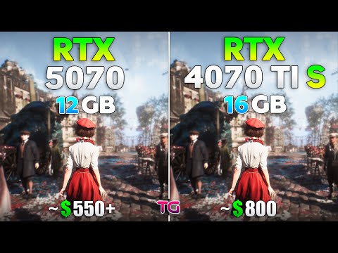 RTX 5070 vs RTX 4070 Ti SUPER - Test in 10 Games