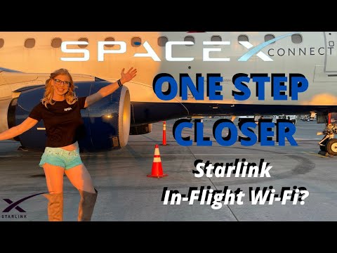 Will SpaceX&#039;s Starlink power in-flight wi-fi soon?