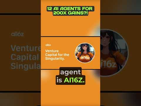 🔥 Top 12 AI AGENTS - 200x GAINS!!