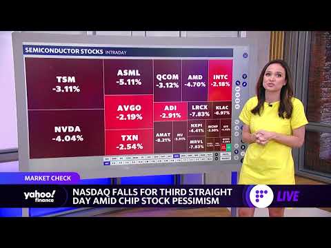 Declining semiconductor stocks drag markets lower