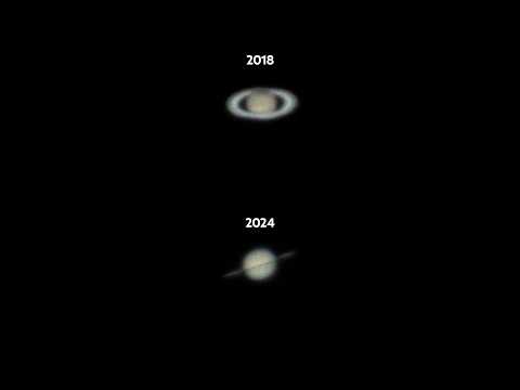 The views of Saturn - 2018 vs 2024
