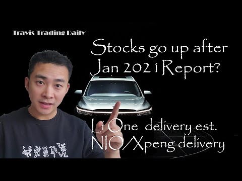 Stocks will go up? Li Auto Jan/2021 delivery est. NIO/XPENG Jan/2021 delivery numbers