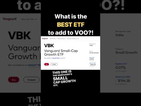 MASSIVE GAINS! Best ETF to add with VOO S&amp;P 500 - High Growth (VBK)