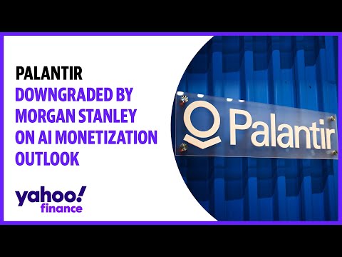 Palantir downgraded by Morgan Stanley on AI monetization outlook