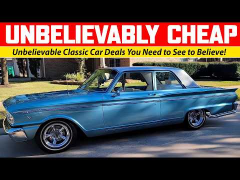 Unbelievable Classic Car Deals You Need to See to Believe!