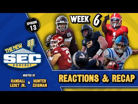 WEEK 6 College Football Reactions - Bama, Tennessee, &amp; Missouri Lose! Arkansas &amp; Texas A&amp;M on Rise!