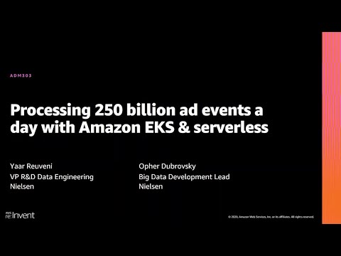 AWS re:Invent 2020: Processing 250 billion ad events a day with Amazon EKS &amp; serverless