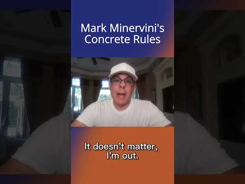 2X U.S. #investing champion Mark Minervini shares concrete #rules and exceptions he will never make