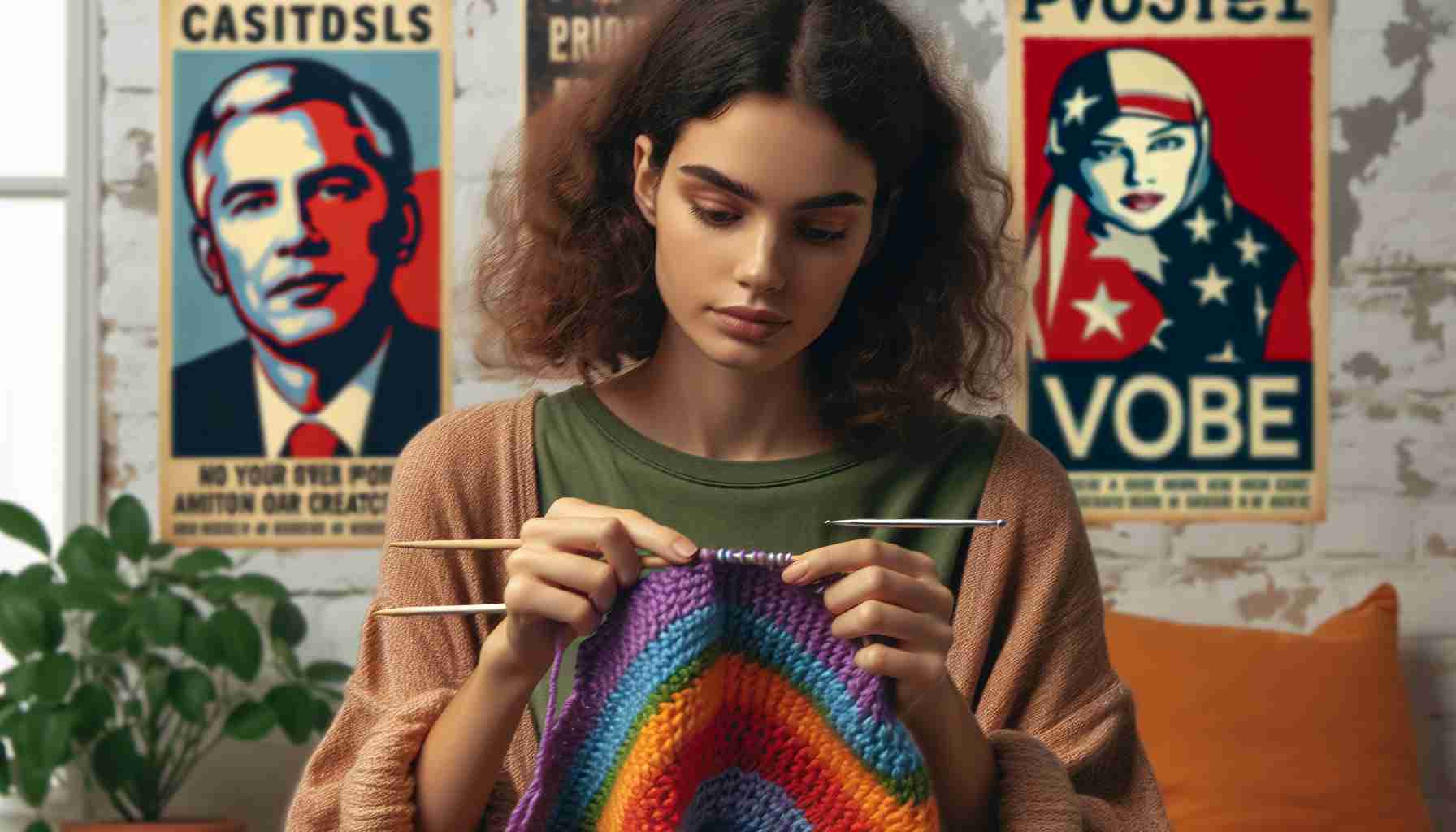 Ella Emhoff Knits Her Way to Political Advocacy: A Creative Call to Action Ella Emhoff Knits Her Way to Political Advocacy: A Creative Call to Action
