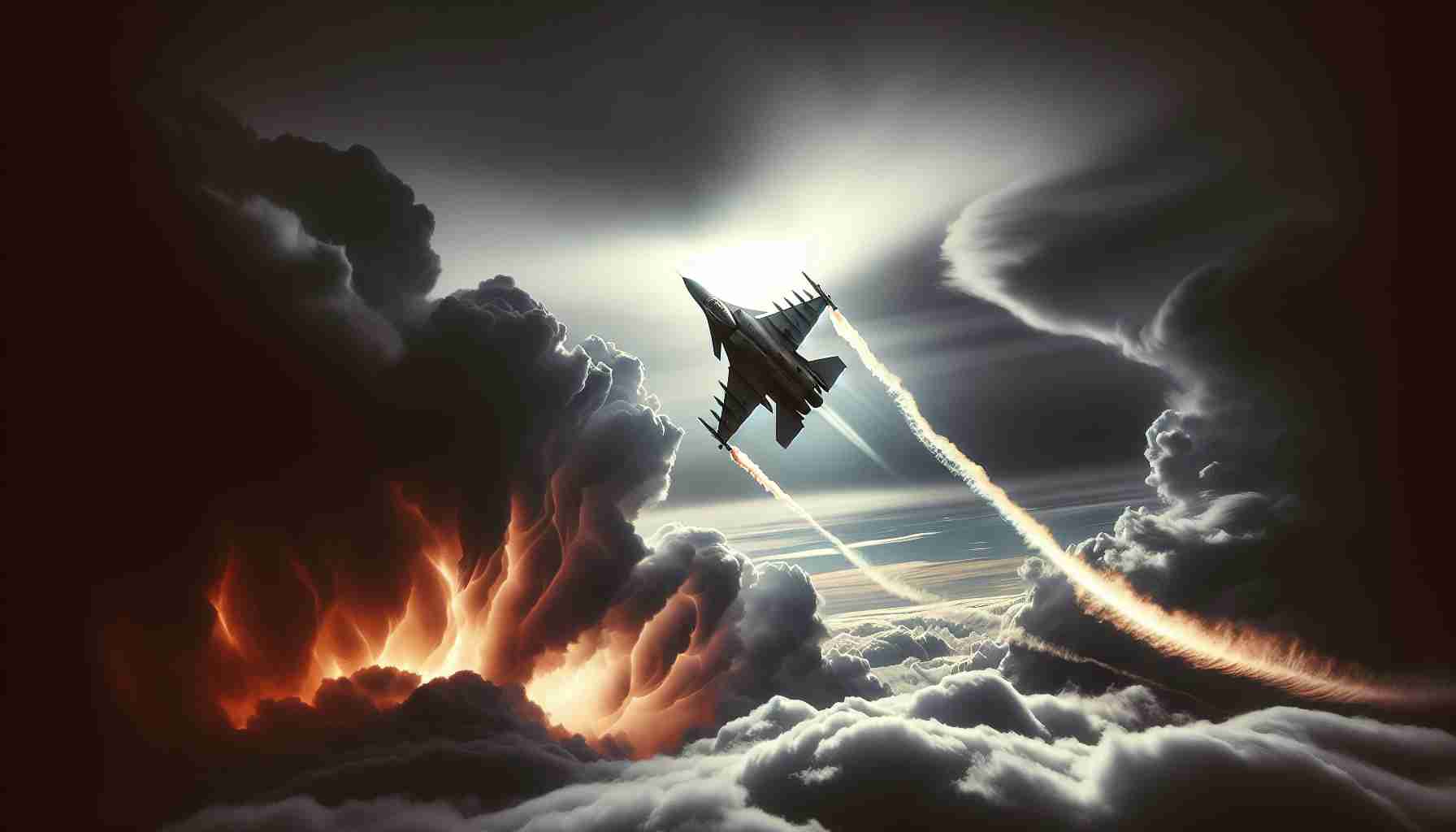 Close Call in the Skies! An American Fighter Jet’s Narrow Escape