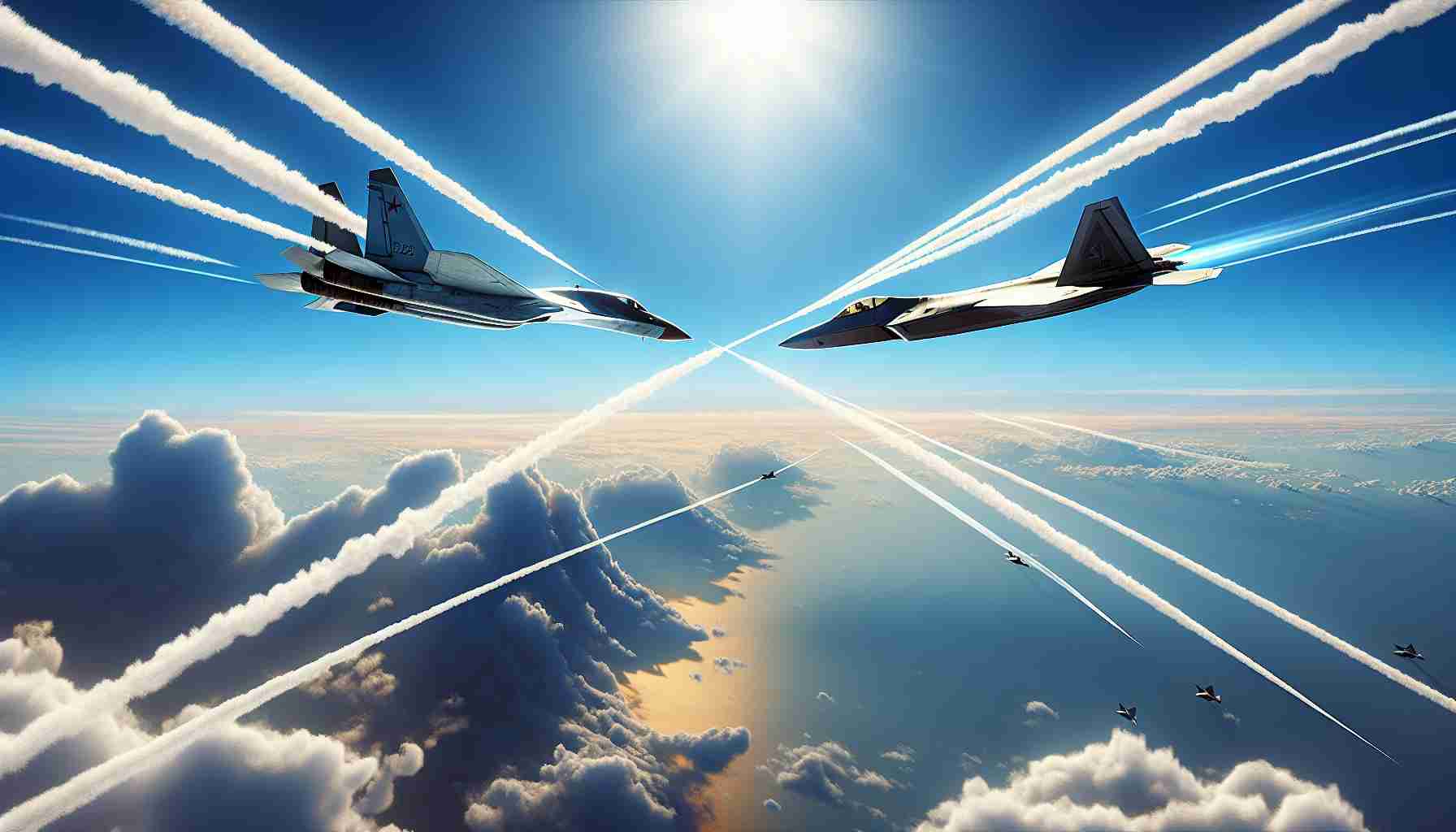 The Battle of the Titans: Su-35 vs. F-22! Which Fighter Reigns Supreme?